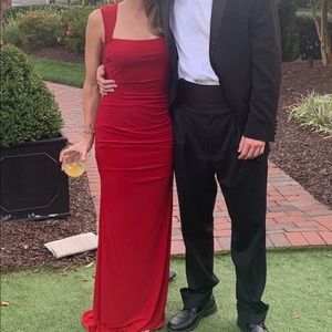 Adriana pappell red dress, worn once